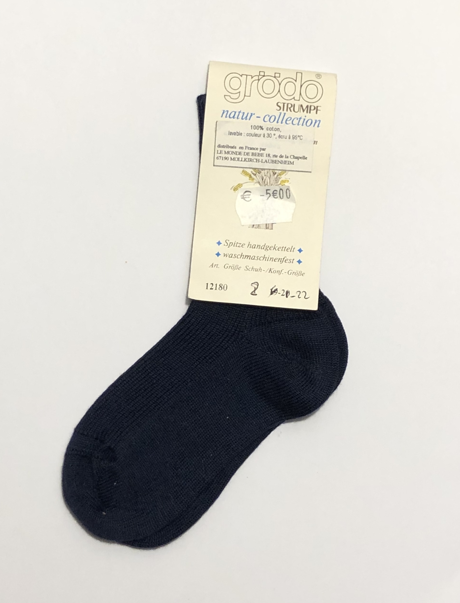 Chaussettes 100% coton bio - Grödo