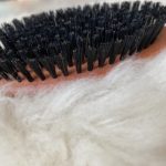 Brosse à cheveux en bois de poirier
