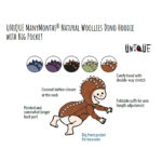 Woollies Dino Hoodie with Big Pocket UNiQUE