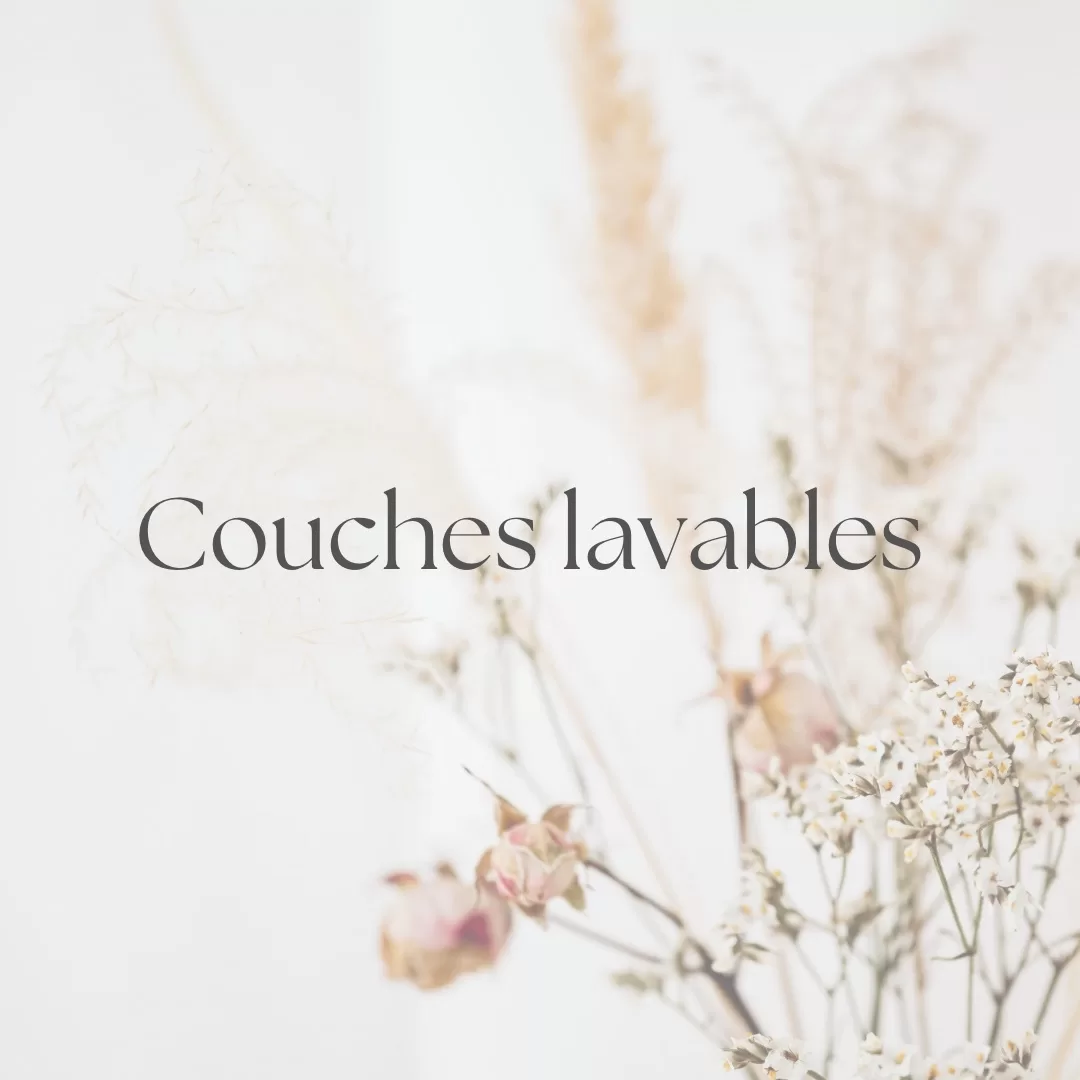 Couches lavables